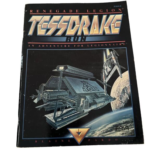 U Renegade Legion Tessdrake Run an Adventure for Legionaire Book 1991 FASA 5801 - Picture 1 of 5